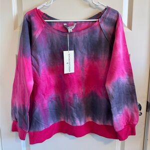 NWT Vintage American Vintage Tie-Dye Long Sleeve Top